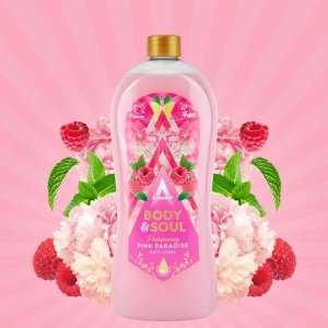 Body & Soul Bath Soak Pampering Pink Pardise - Płyn do kąpieli 1L